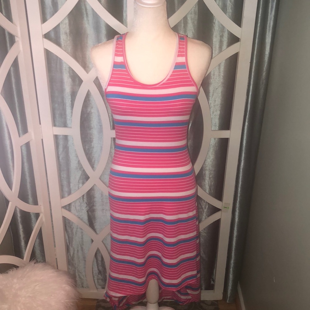 High Low Racer back Tank Dress